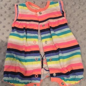 Carters Multi-Stripe Romper